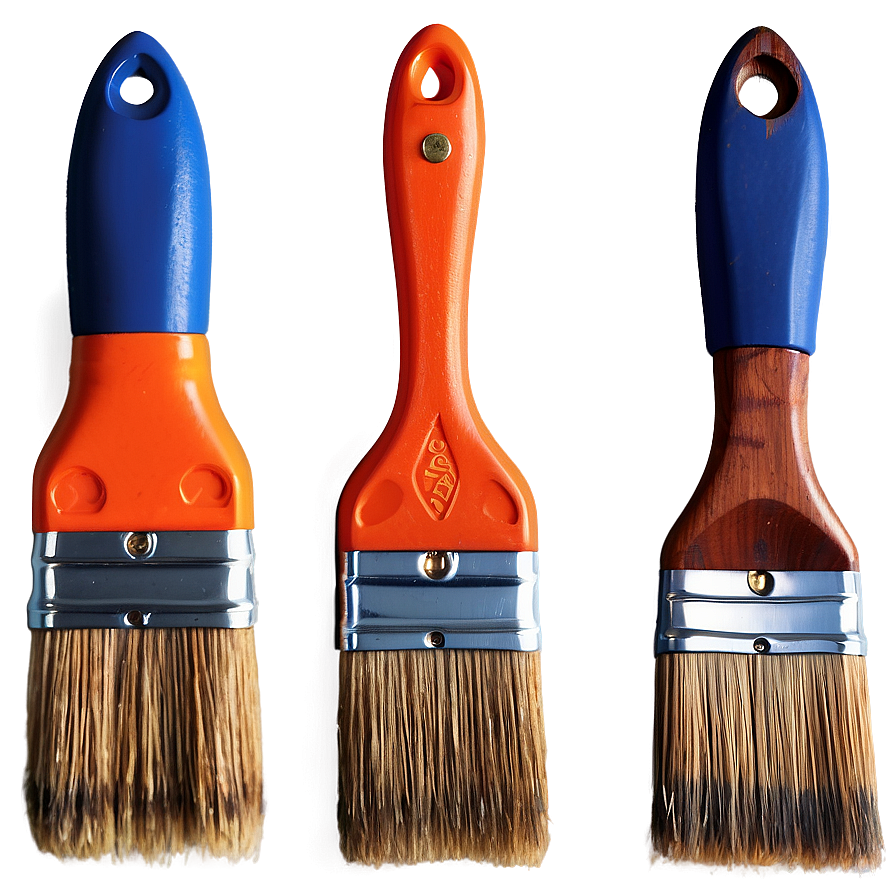 Short Handle Paint Brushes Png 75