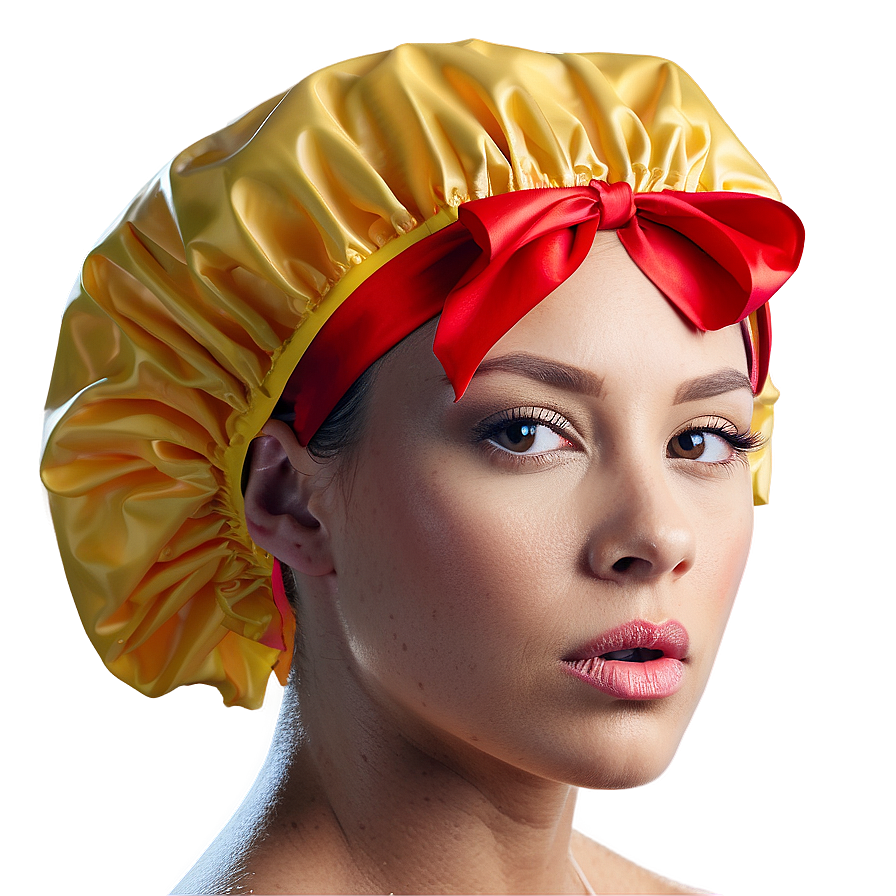 Shower Cap With Ribbon Png Vxa25