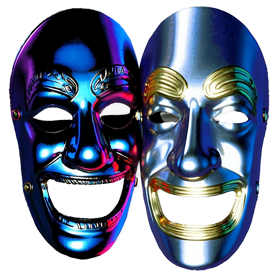 Showtime Comedy Tragedy Masks Png 24