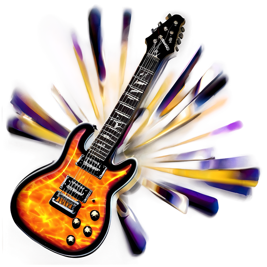 Showtime Rock Guitar Png 82