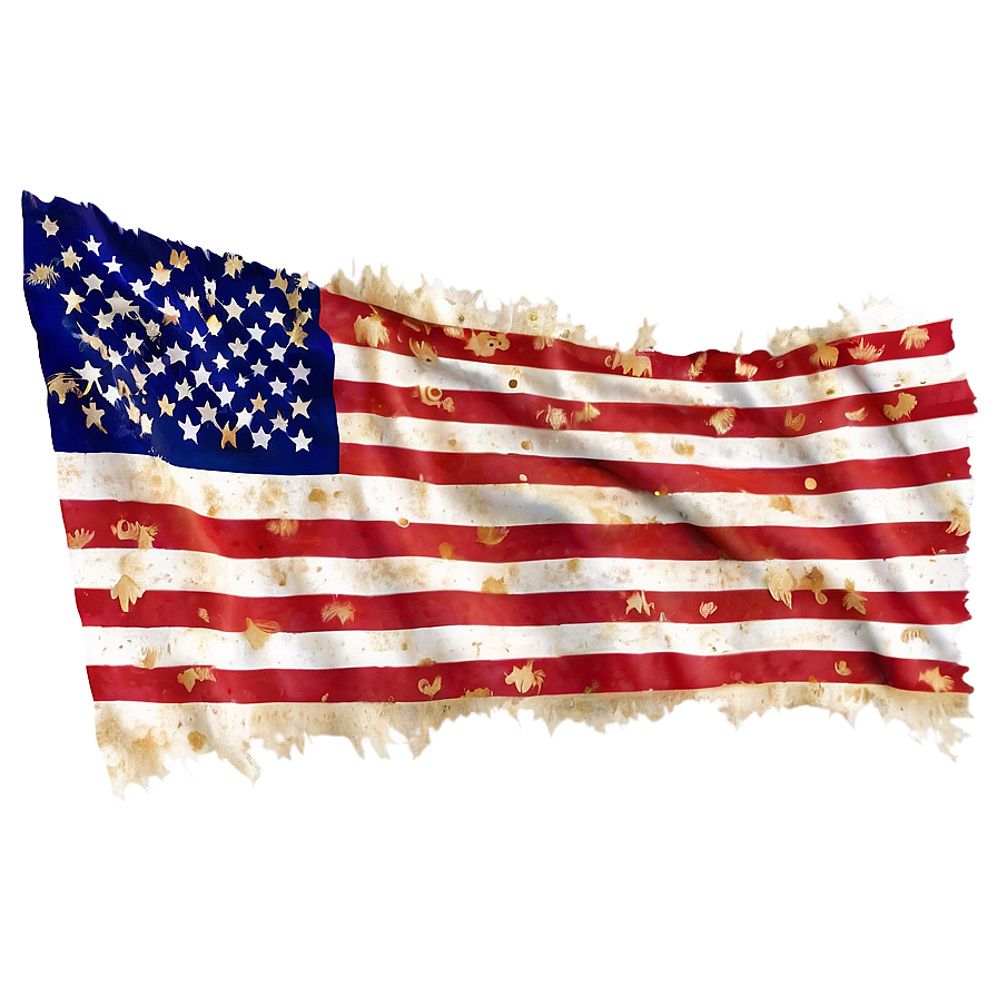 Shredded Flag Png 5