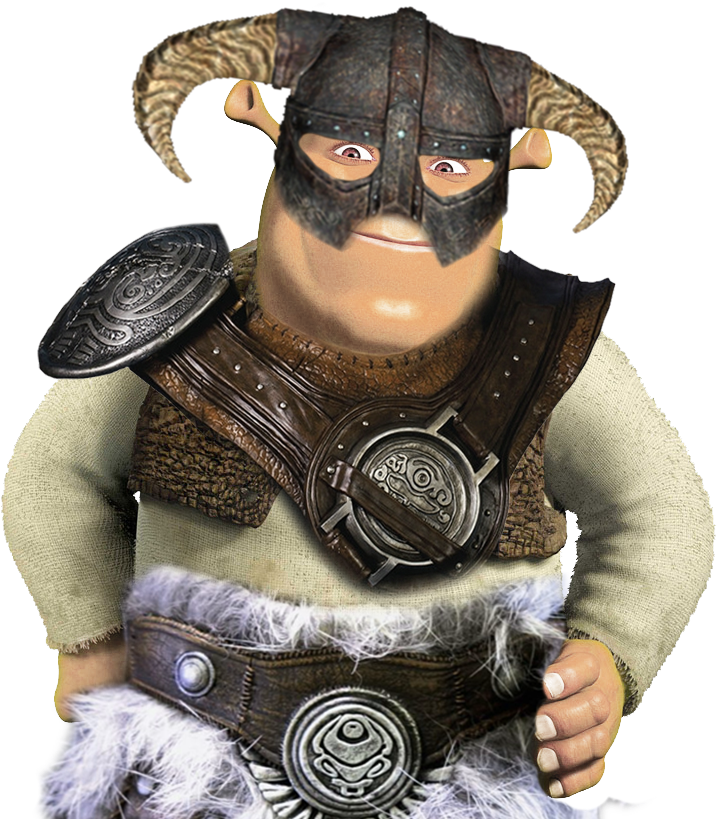 Shrek Viking Costume Portrait