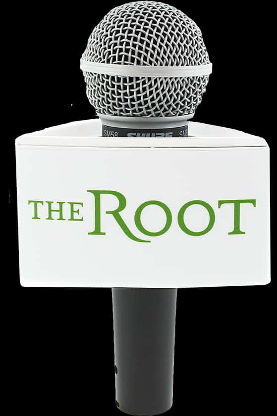 Shure Microphonewith The Root Flag