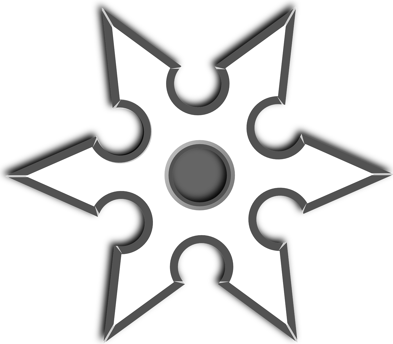 Shuriken Star Outline