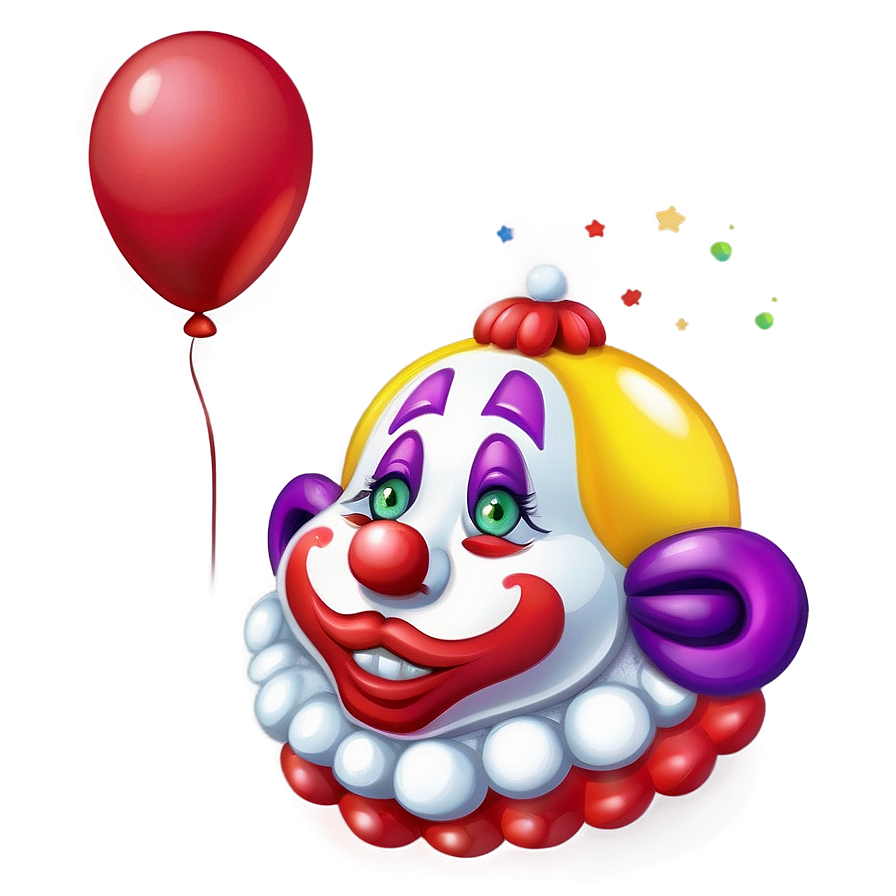 Shy Clown Emoji Png Gdd85