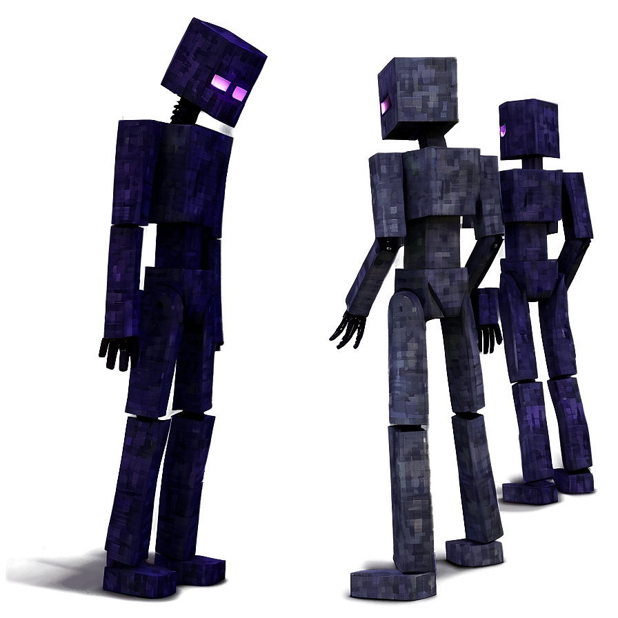 Shy Enderman Looking Away Png Hil