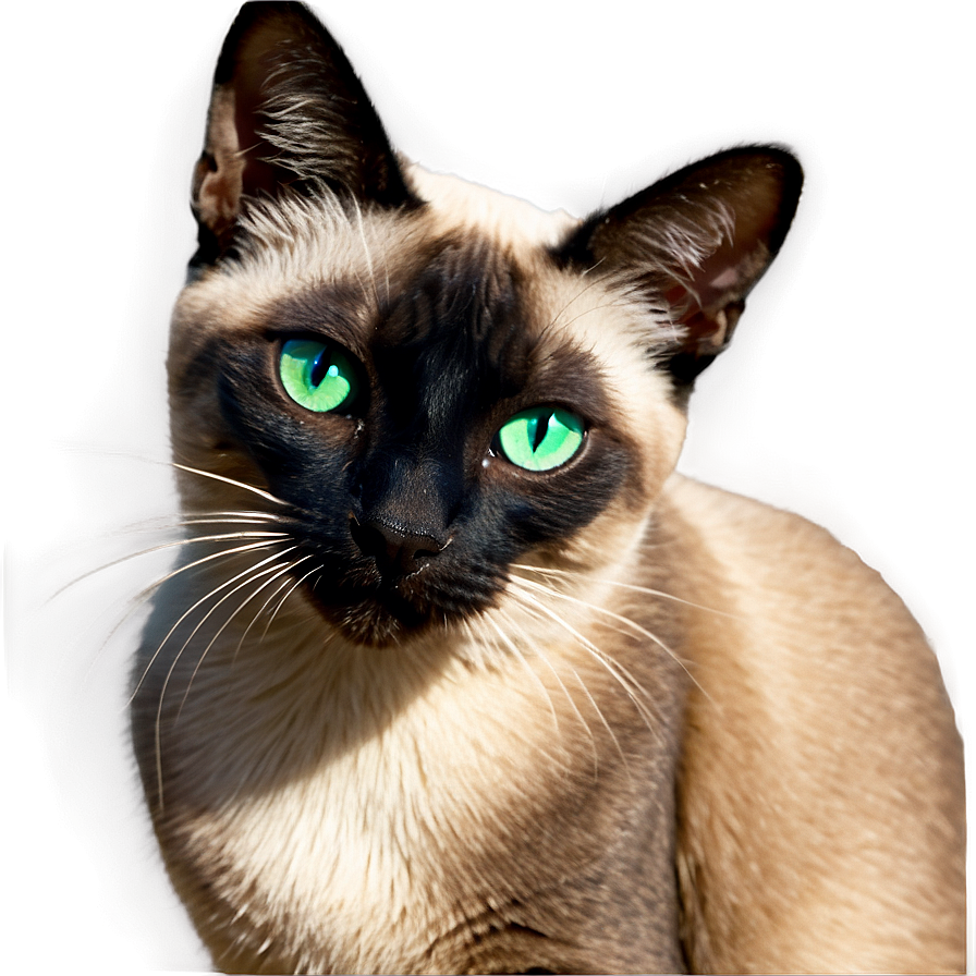 Siamese Cat Green Eyes Png 90