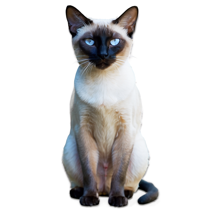 Siamese Cat In Garden Png 06292024