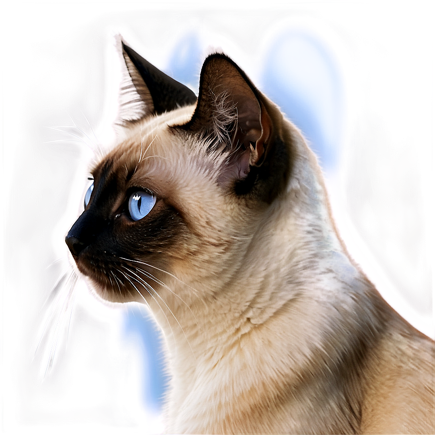 Siamese Cat Side View Png 06292024