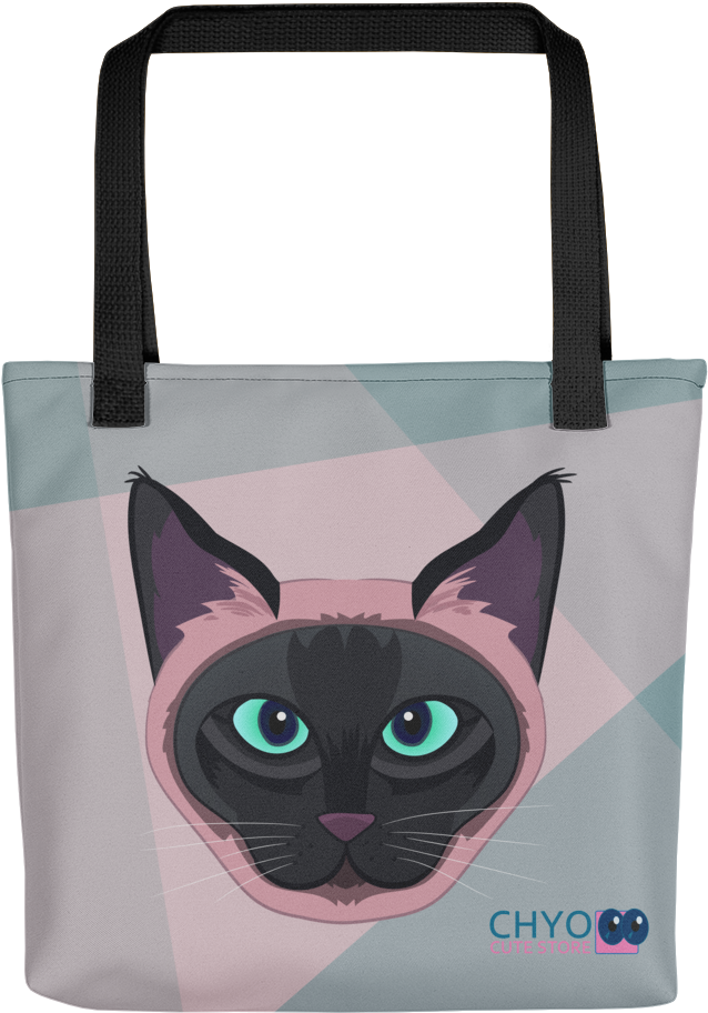 Siamese Cat Tote Bag Design