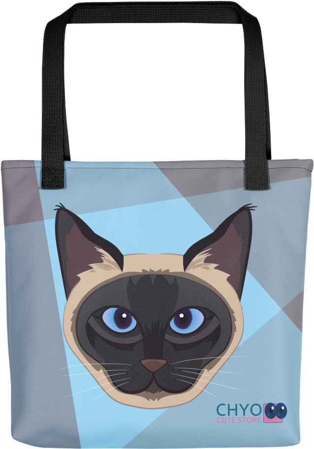 Siamese Cat Tote Bag Design