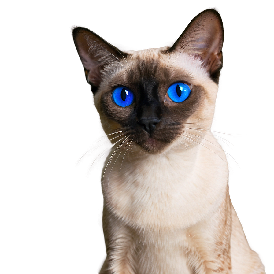 Siamese Cat With Mismatched Eyes Png 06292024