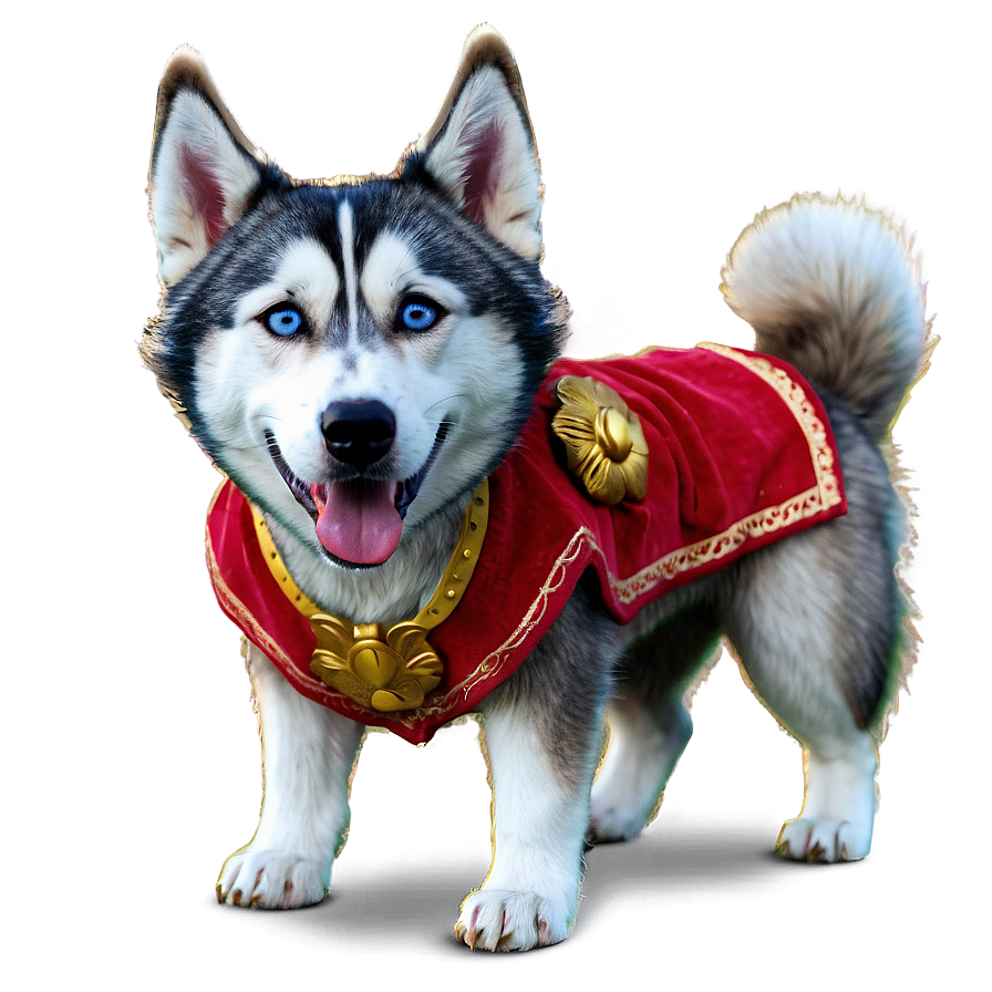 Siberian Husky In Costume Png Nqt88