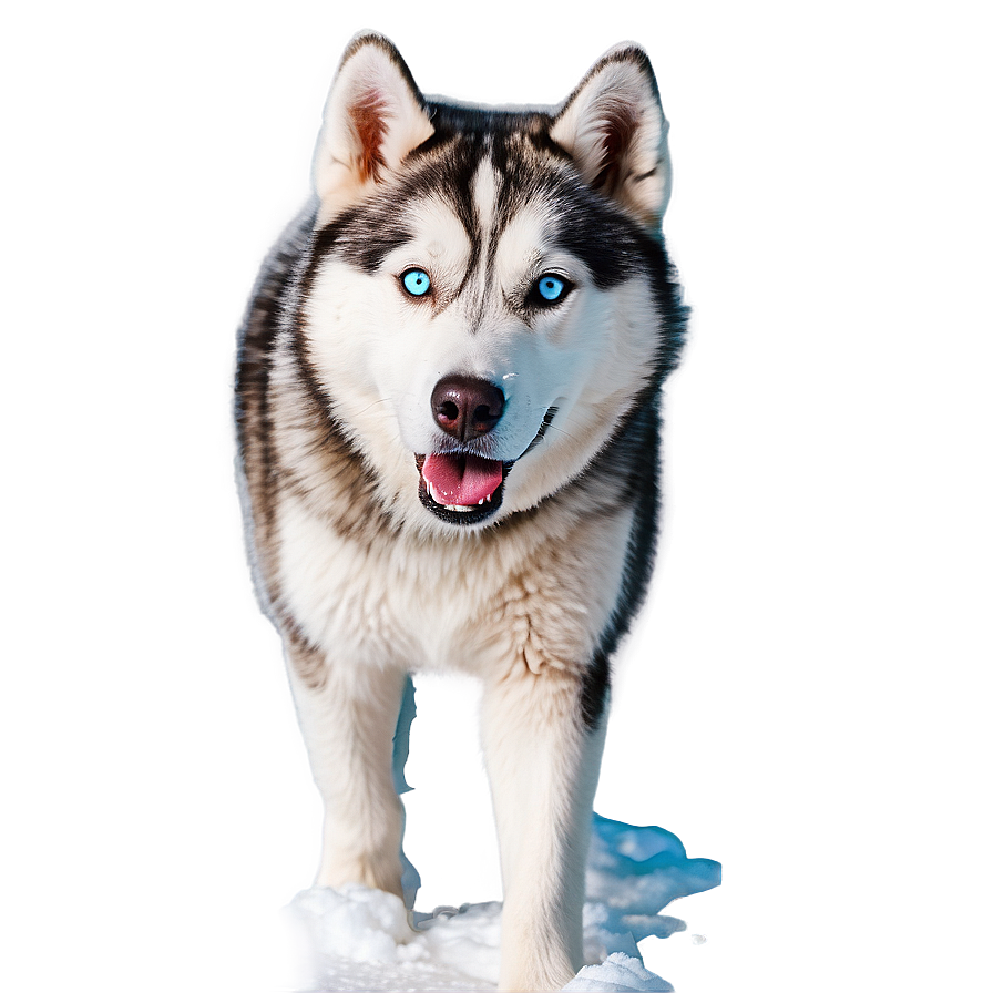 Siberian Husky In Snow Png Wac57