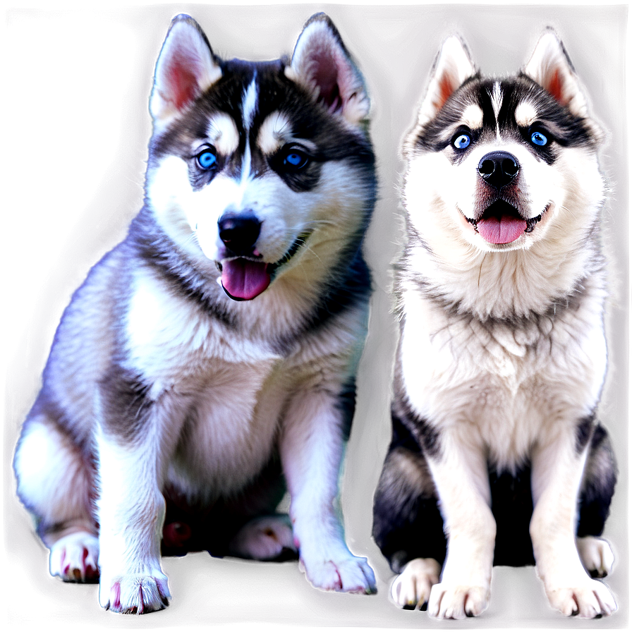 Siberian Husky Puppy Png 06252024