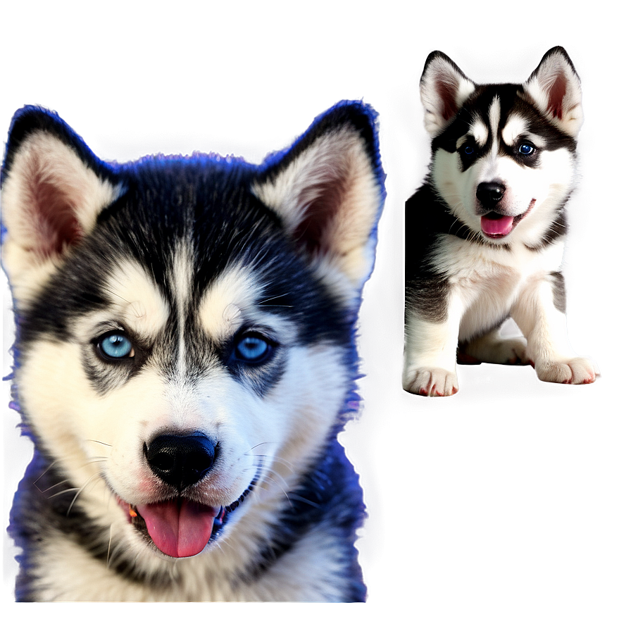 Siberian Husky Puppy Png 06252024