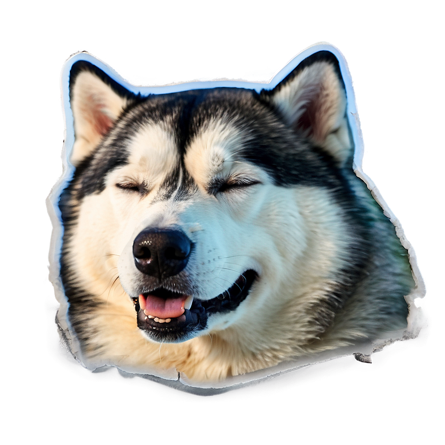 Siberian Husky Sleeping Png 66