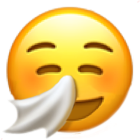 Sick Emoji Blowing Nose