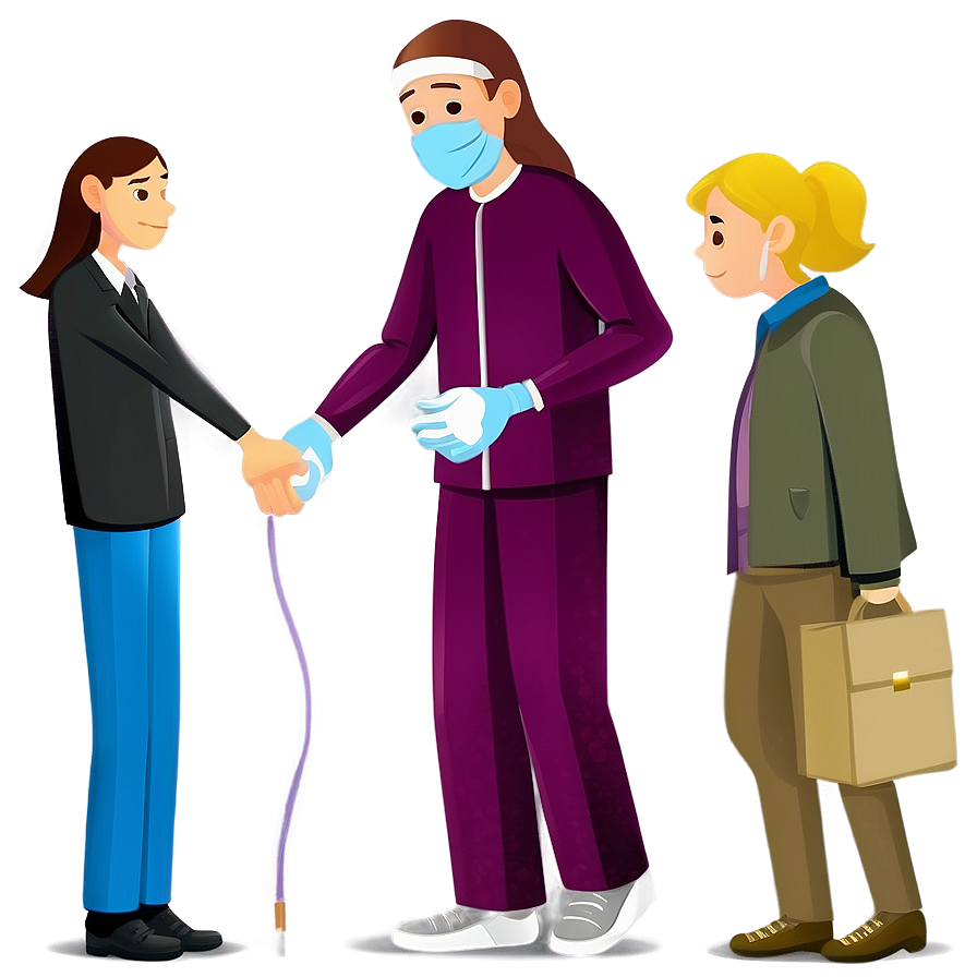 Sick Person Cartoon Png 06202024