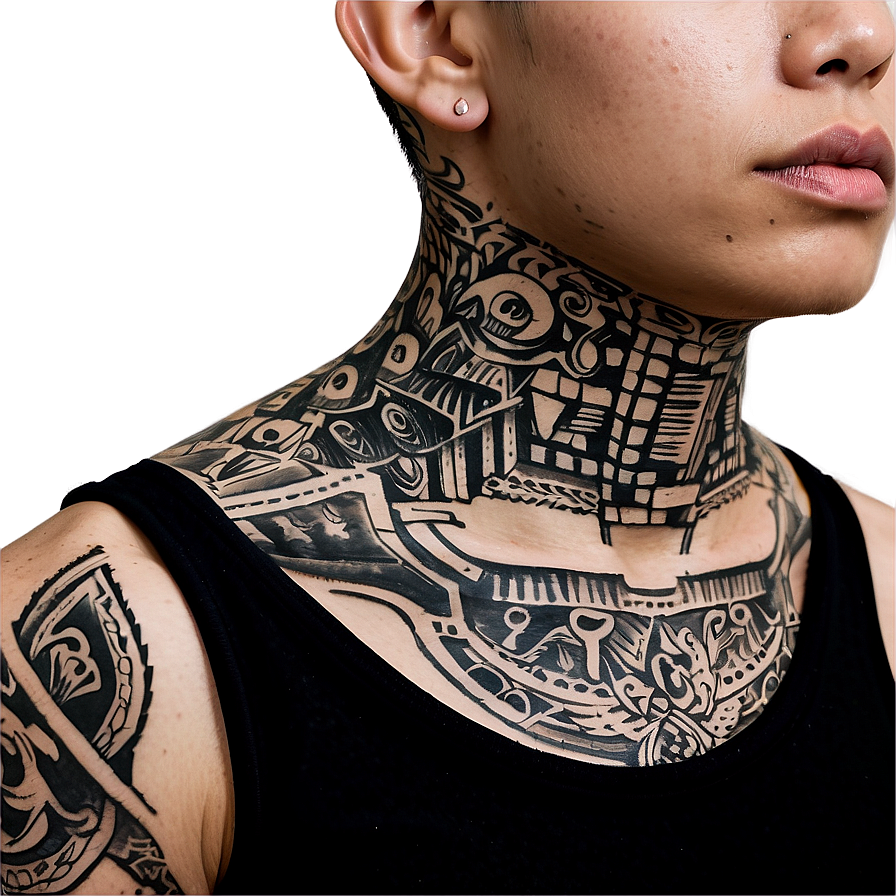 Side Neck Tattoo Concepts Png 89