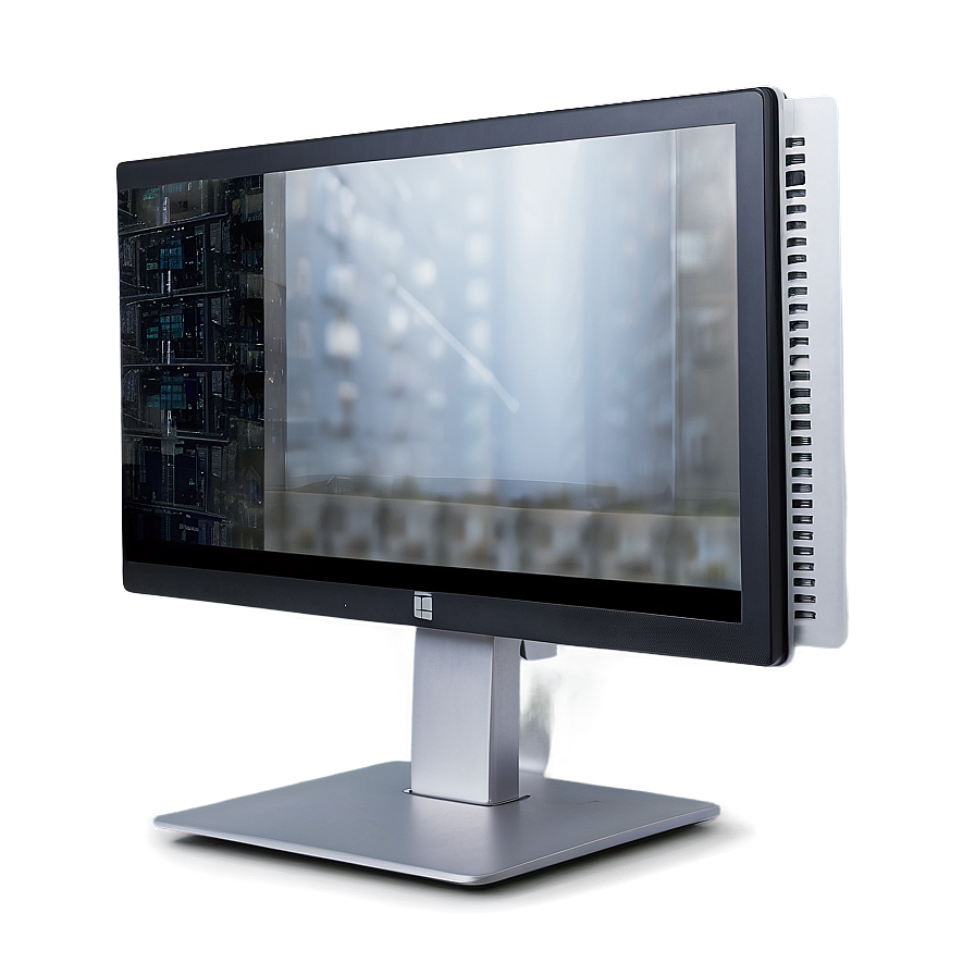 Side View Computer Mockup Png 06282024