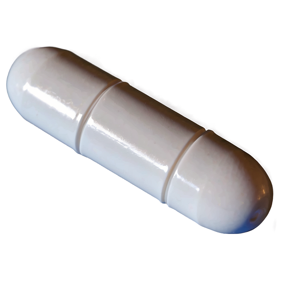 Side View White Capsule Png 21