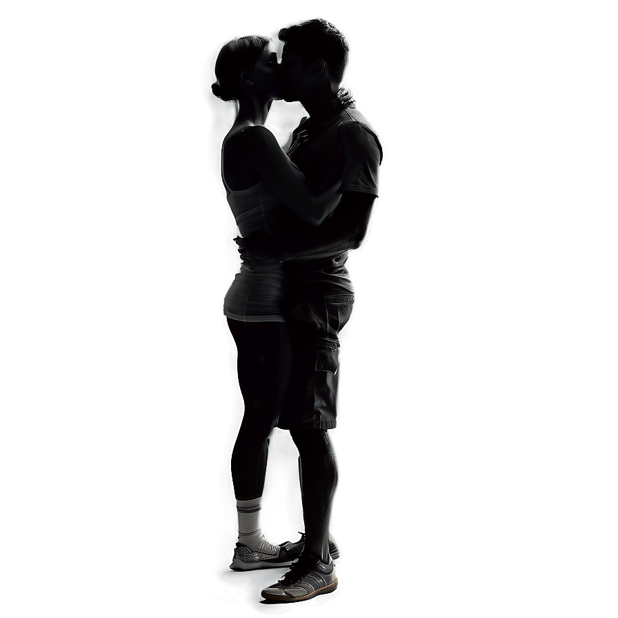 Silhouette Kiss Png 06112024