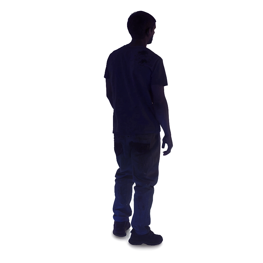 Silhouette Of A Person On Hill Png 3