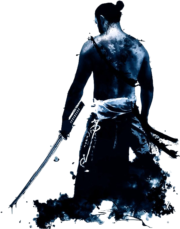 Silhouette_of_ Samurai_with_ Sword