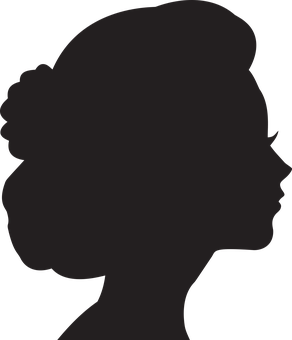 Silhouette Profile View Woman