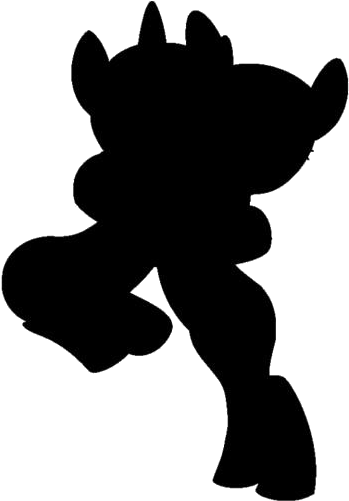 Silhouetted Character Hug