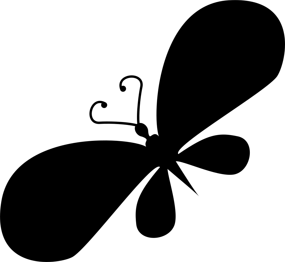 Silhouetteof Butterfly