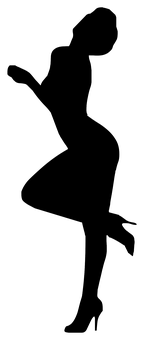 Silhouetteof Girl Dancing