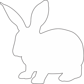 Silhouetteof Rabbit