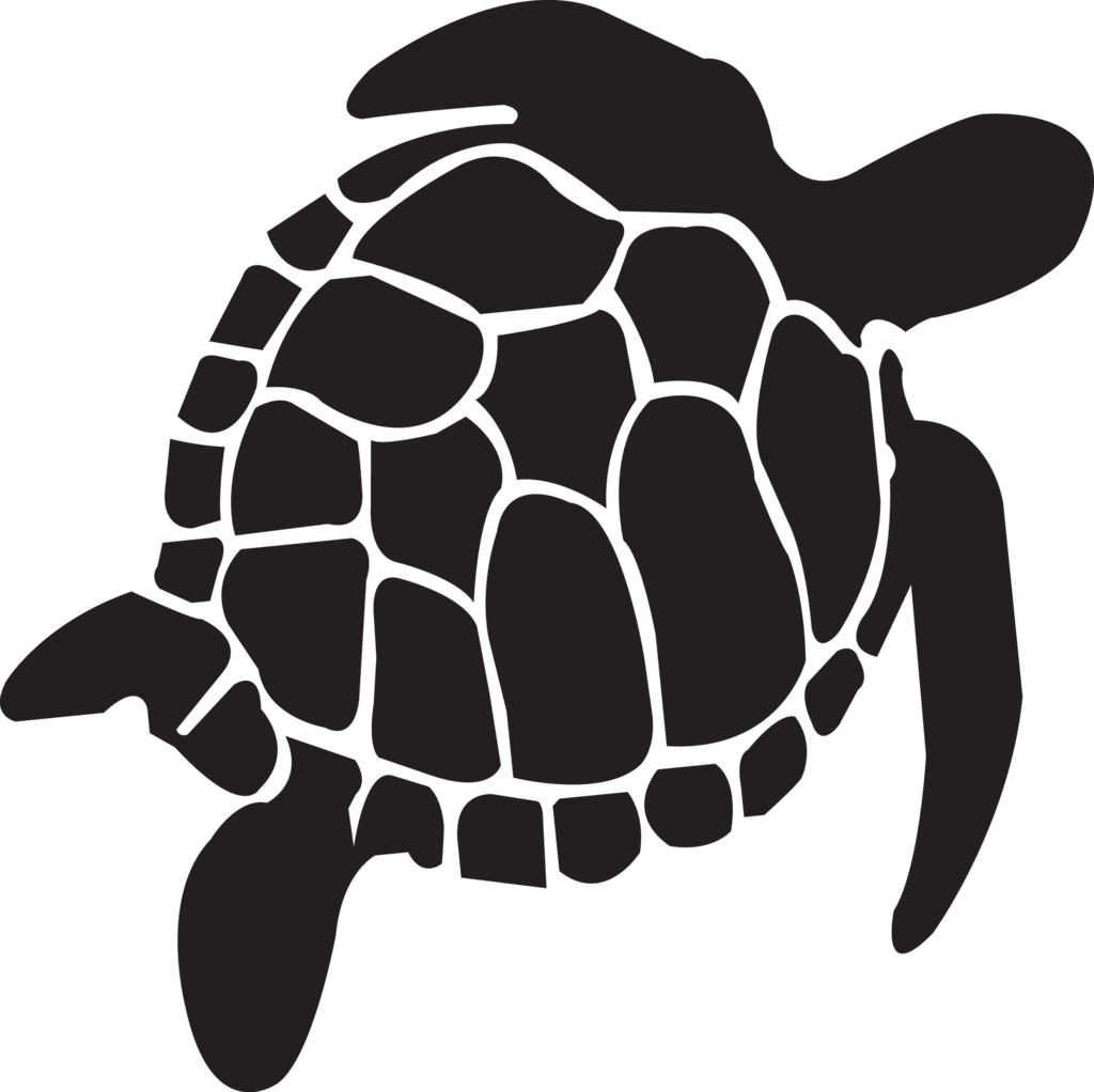 Silhouetteof Sea Turtle