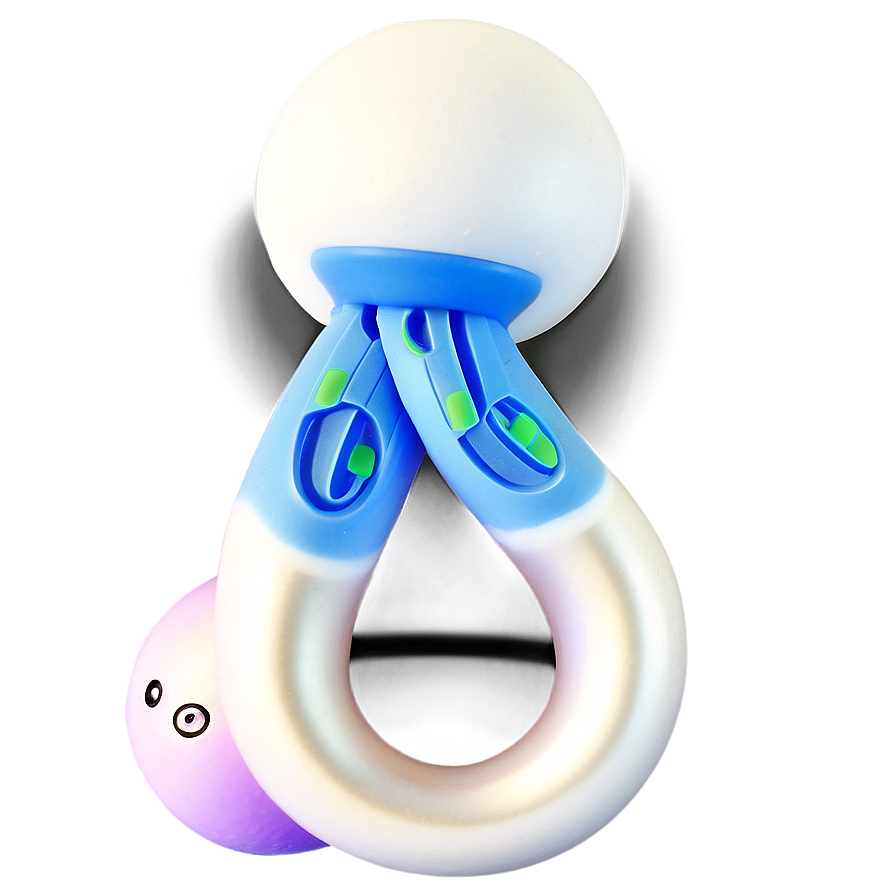 Silicone Baby Rattle Png 06202024