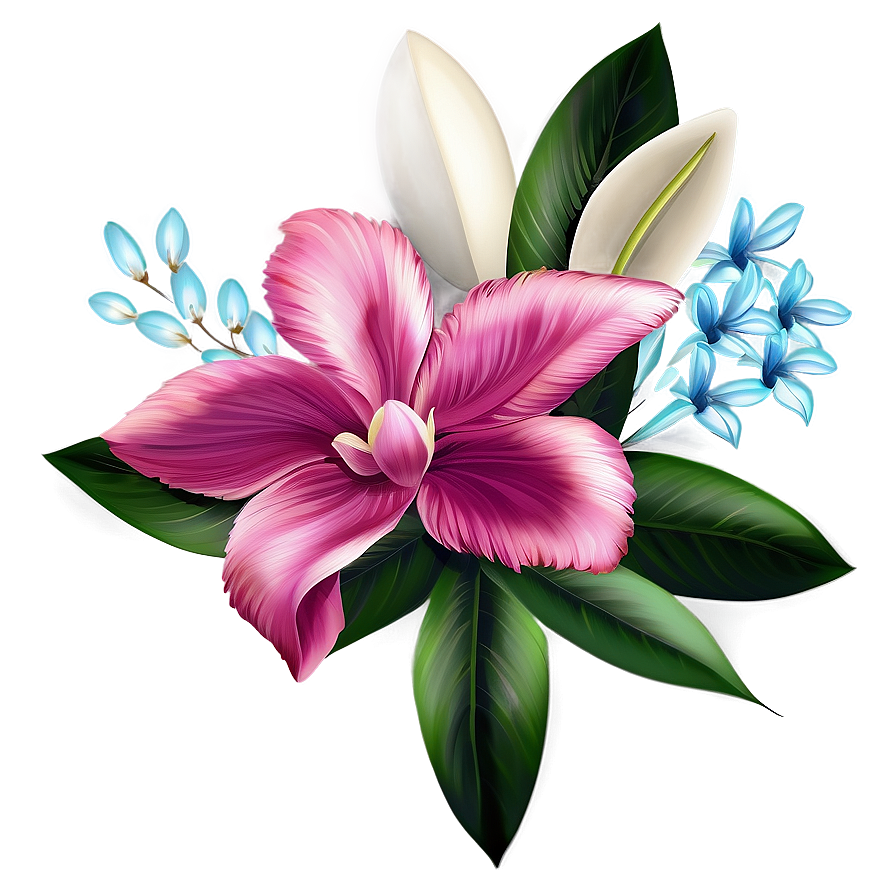 Silk Flower Bouquet Png Bli