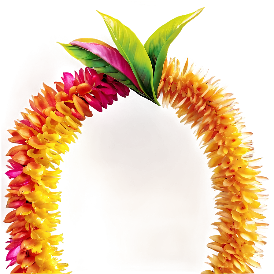 Silk Hawaiian Lei Png 20