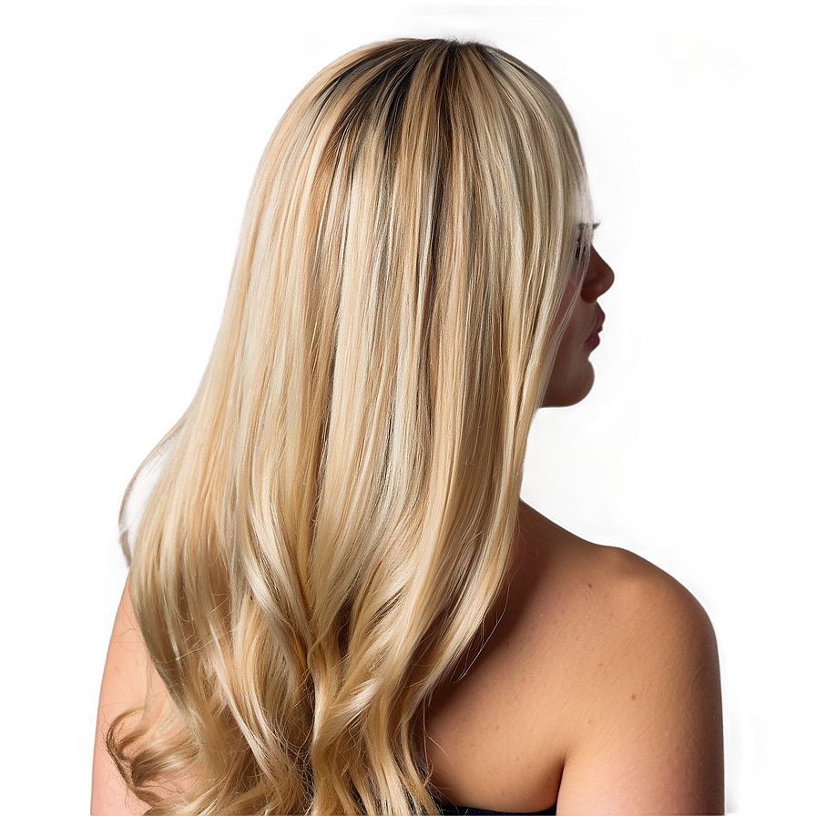 Silky Blond Hair Png 72