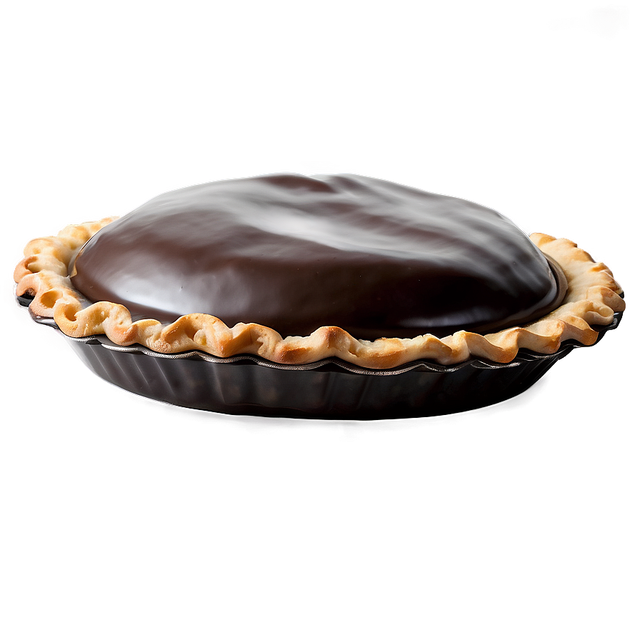 Silky Chocolate Ganache Pie Png Iwh64