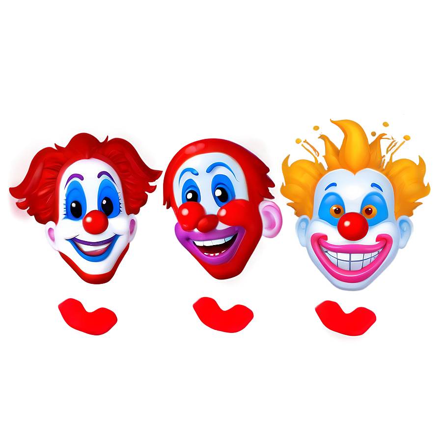 Silly Clown Emoticon Png 05232024