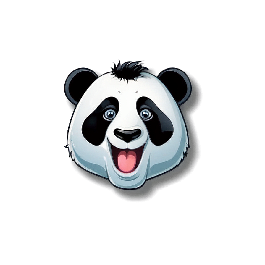 Silly Panda Face Expression Png Gkx