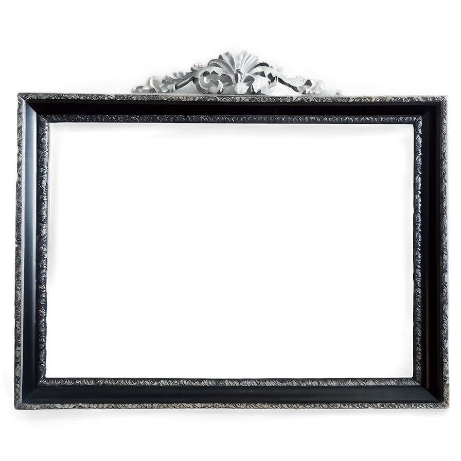 Silver Accent Black Frame Png Bbu8