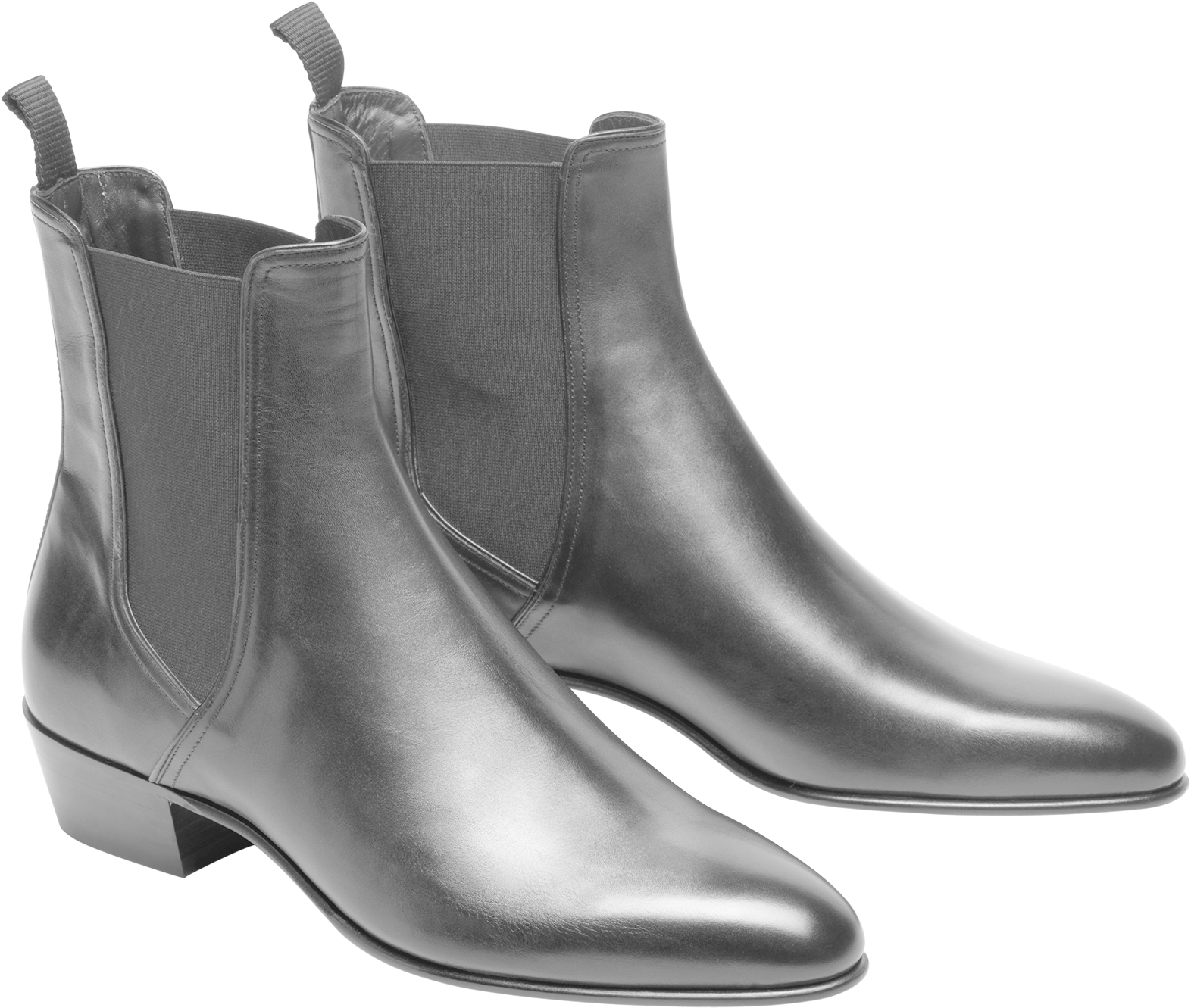 Silver Ankle Boots