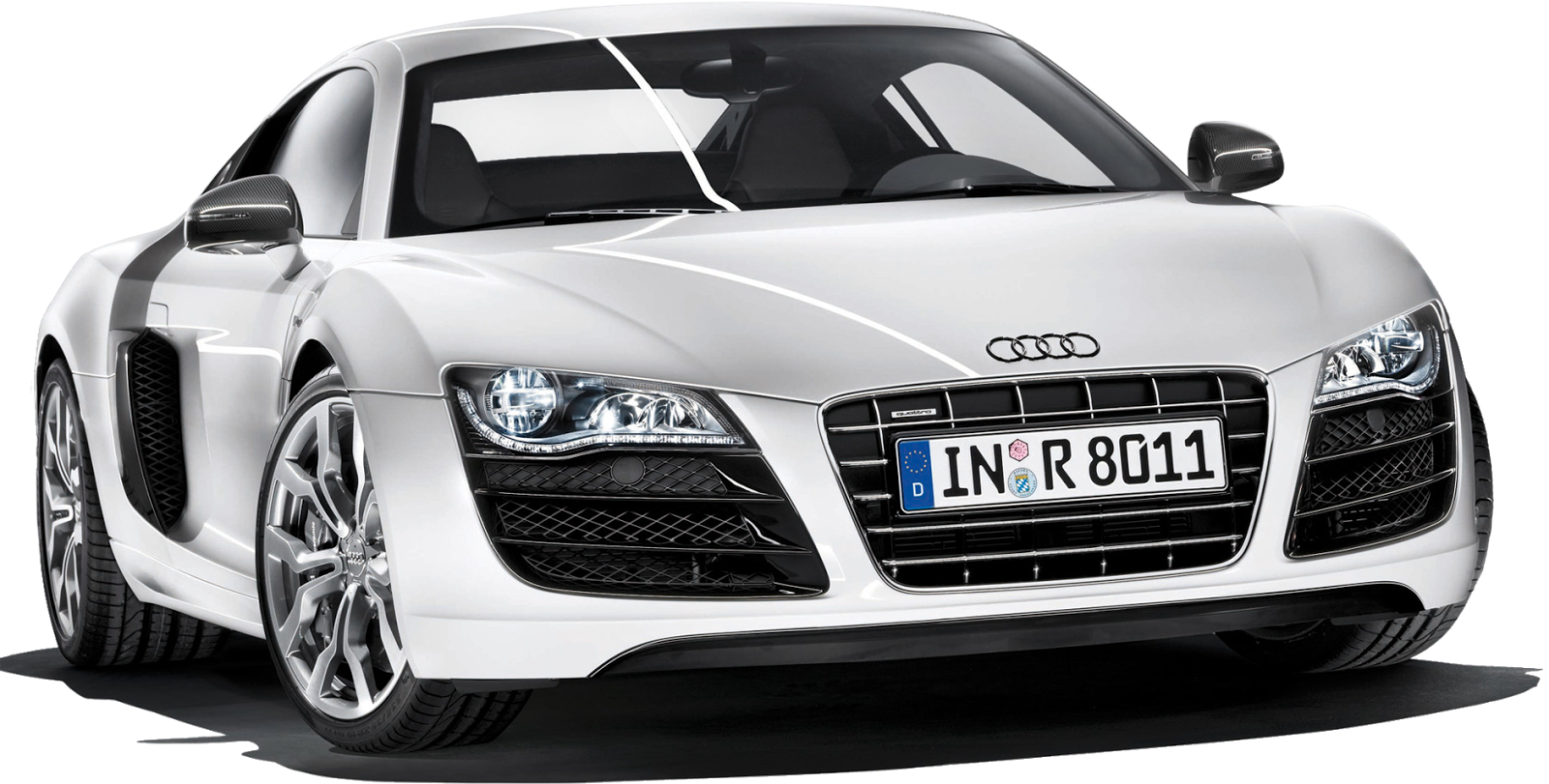 Silver Audi R8 Luxury Sports Car H D