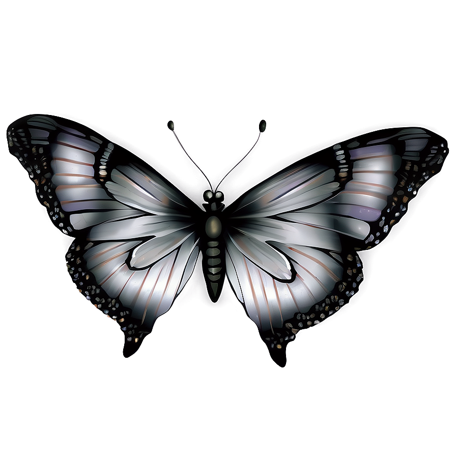 Silver Butterflies Png Sit42