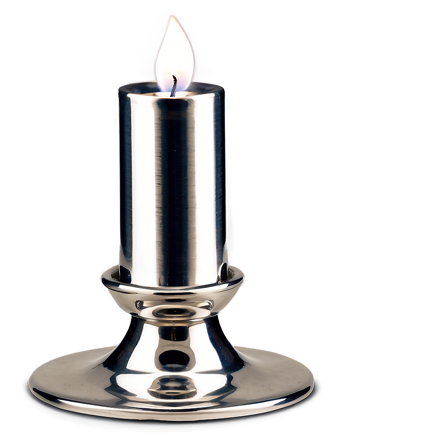 Silver Candle Holder Png 43