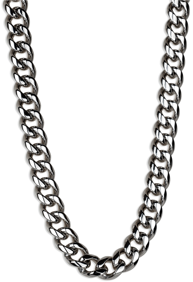 Silver Chain Gangster Style