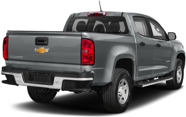 Silver Chevrolet Colorado Pickup Truck