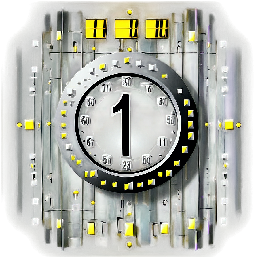 Silver Countdown Timer Png Gdy